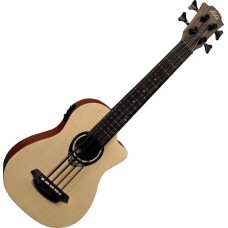 LAG TKB-150CE Tiki Uku Basové ukulele Natural
