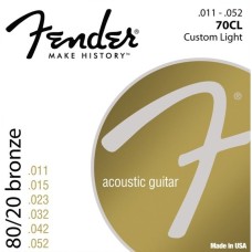 Fender 70CL akustická gtr.011-.052