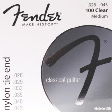 Fender 100 Clear Nylon klasická gtr.028-.